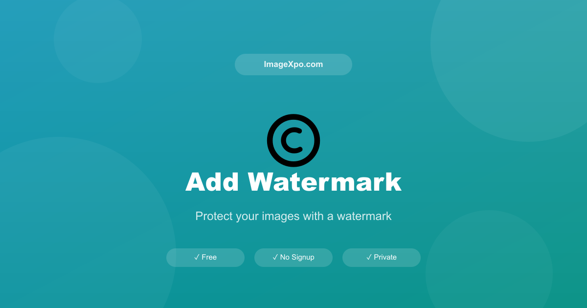 Add Watermark to Image Free Online - Secure Protection — Free Online Tool