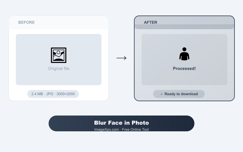 Blur Face in Photo Online Free — Anonymize Images Instantly result example