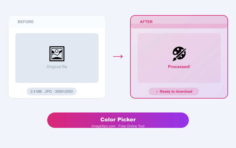 Color Picker from Image Free - Get HEX RGB HSL CMYK Codes result example