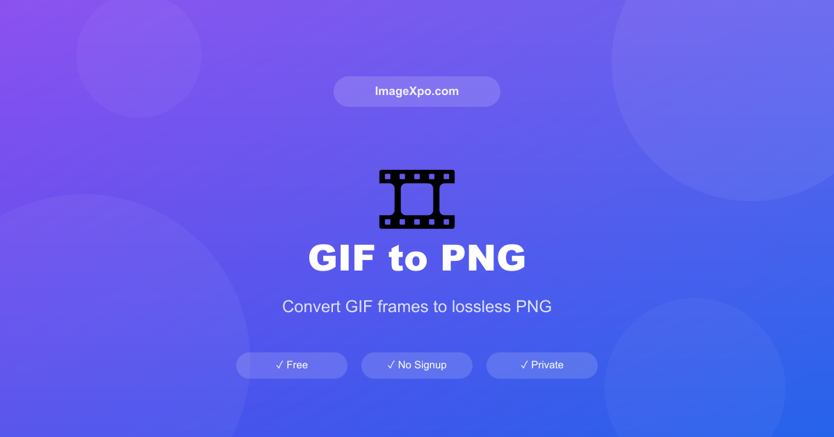 GIF to PNG Converter Free Online — 100% Free Online — Free Online Tool