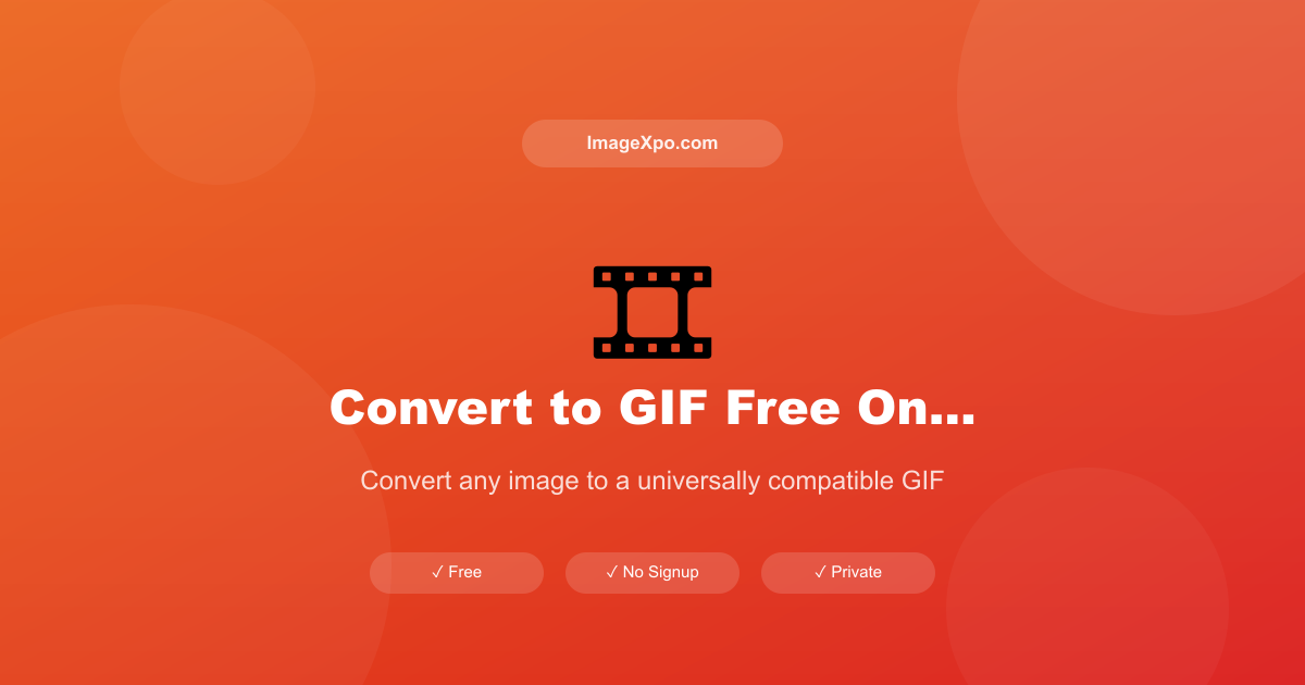 Convert to GIF Free Online — 100% Free Online — Free Online Tool