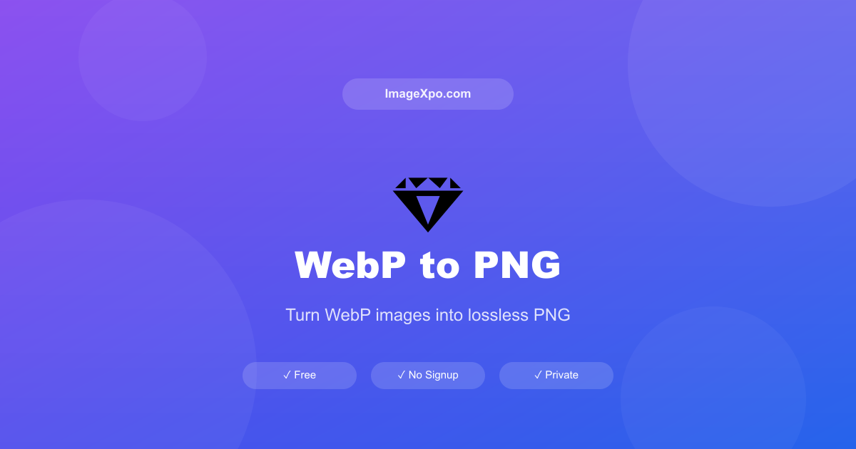 WebP to PNG Converter Free Online — 100% Free Online — Free Online Tool