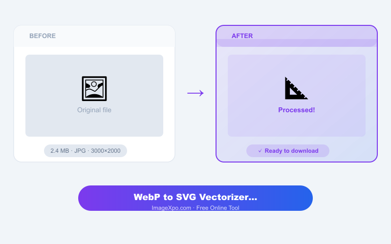 WebP to SVG Vectorizer Free Online — 100% Free Online result example