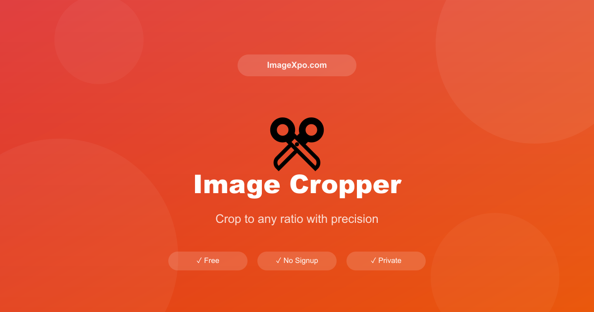 Free Image Cropper Online - Trimming & Aspect Ratio — Free Online Tool