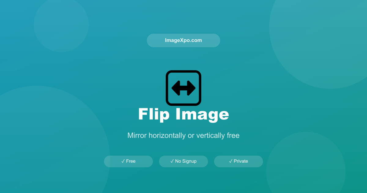 Flip Image Online Free — Mirror Horizontally or Vertically — Free Online Tool