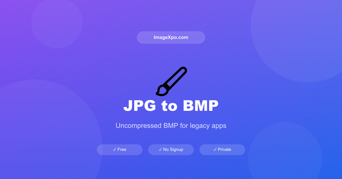 Convertitore JPG in BMP Online -- Da Compresso a Originale — Free Online Tool