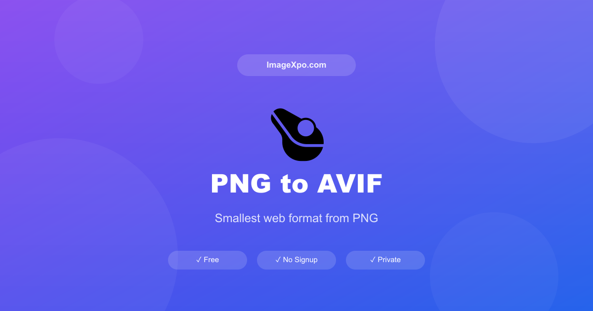 Convertitore PNG in AVIF Online -- Trasparenza e Leggerezza — Free Online Tool