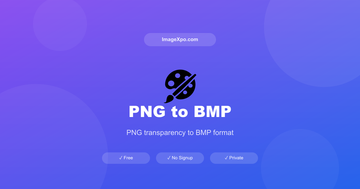 Convertitore PNG in BMP Online -- Qualità senza Compromessi — Free Online Tool