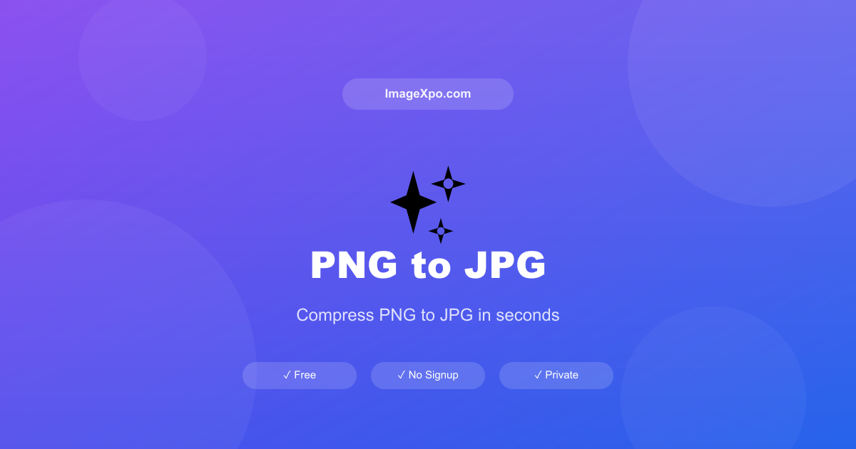 ফ্রি PNG থেকে JPG কনভার্টার - ফাইলের সাইজ কমানোর সহজ উপায় — Free Online Tool